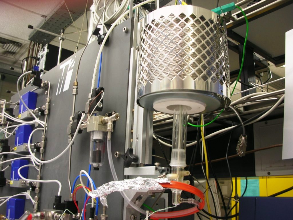 gas treatment for catalysts and SOFC studies